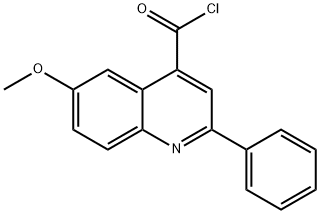 4-QUINOLINECARBONYL CHLORIDE,6-METHOXY-2-PHENYL- 结构式