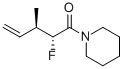 Piperidine, 1-(2-fluoro-3-methyl-1-oxo-4-pentenyl)-, (R*,R*)- (9CI) 结构式