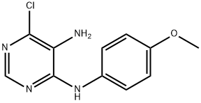 6-CHLORO-N4-(4-METHOXYPHENYL)-4,5-PYRIMIDINEDIAMINE