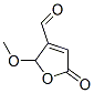 3-Furancarboxaldehyde, 2,5-dihydro-2-methoxy-5-oxo- (9CI) 结构式
