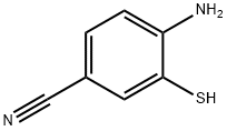 4-氨基-3-巯基苯腈 结构式