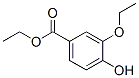 Benzoic acid, 3-ethoxy-4-hydroxy-, ethyl ester (9CI) 结构式