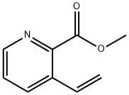 2-Pyridinecarboxylicacid,3-ethenyl-,methylester(9CI) 结构式