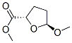 2-Furancarboxylicacid,tetrahydro-5-methoxy-,methylester,(2S-trans)-(9CI) 结构式