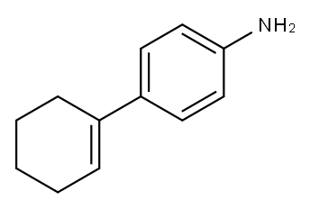4-(1-环己烯基)苯胺 结构式