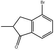 4-溴-2-甲基-1-茚酮 结构式
