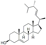 (24S)-ergosta-5,22(E)-dien-3beta-ol 结构式