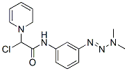 N-(3-dimethylaminodiazenylphenyl)-2-pyridin-1-yl-acetamide chloride 结构式