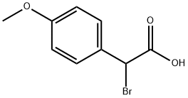 Α-溴代对甲氧基苯乙酸 结构式