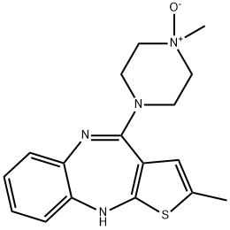 奥氮平N-氧化物 结构式