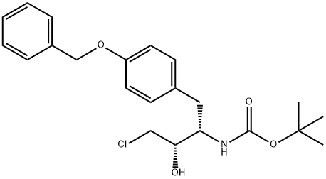 tert-Butyl((2S,3S)-1-(4-(benzyloxy)phenyl)-4-chloro-3-hydroxybutan-2-yl)carbamate