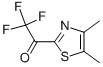 Ethanone, 1-(4,5-dimethyl-2-thiazolyl)-2,2,2-trifluoro- (9CI) 结构式