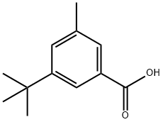 5-tert-butyl-m-toluic acid  结构式