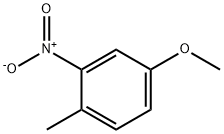 4-甲基-3-硝基苯甲醚 结构式
