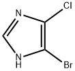 4-BROMO-5-CHLORO-1H-IMIDAZOLE 结构式