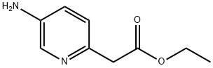 2-(5-氨基吡啶-2-基)乙酸乙酯 结构式