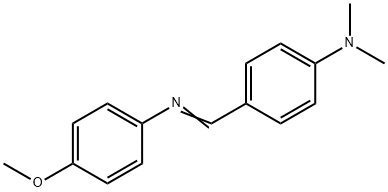 P-DIMETHYLAMINOBENZYLIDENE P-ANISIDINE 结构式
