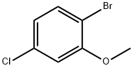 2-溴-5-氯苯甲醚 结构式