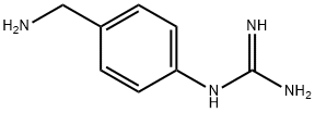 N-[4-(氨基甲基)苯基]胍 结构式