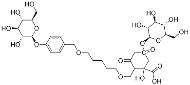 巴利森苷 C 结构式