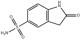 2-氧亚基-2,3-二氢-1H-吲哚-5-磺酰胺 结构式