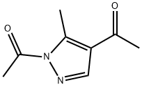 1,4-二乙酰基-5-甲基-1H-吡唑(9CI) 结构式