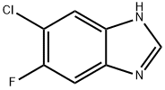 6-氯-5-氟苯咪唑 结构式