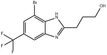 4-溴-2-(3-羟基丙基)-6-(三氟甲基)苯并吲唑 结构式