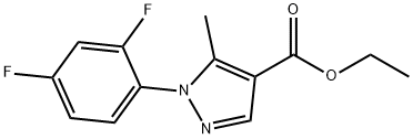 1H-Pyrazole-4-carboxylicacid, 1-(2,4-difluorophenyl)-5-methyl-, ethyl ester