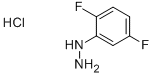 2,5-二氟苯肼盐酸盐 结构式