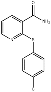 2-((4-氯苯基)硫代)烟酰胺 结构式