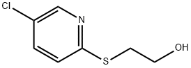 2-[(5-CHLORO-2-PYRIDYL)THIO]ETHAN-1-OL 结构式