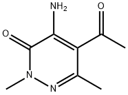 5-ACETYL-4-AMINO-2,6-DIMETHYL-2,3-DIHYDROPYRIDAZIN-3-ONE