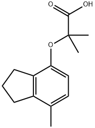 2-Methyl-2-((7-methyl-2,3-dihydro-1H-inden-4-yl)oxy)propanoicacid