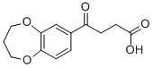 4-(3,4-二氢-2H-1,5-苯并二噁平-7-基)-4-氧代丁酸 结构式