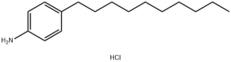 4-癸基苯胺盐酸盐 结构式