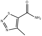 4-甲基-1,2,3-噻重氮-5-甲酰胺 结构式