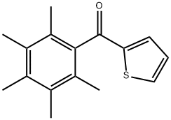 2-(五甲基苯甲酰)噻吩 结构式