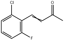 2-氯-6-氟苯亚甲基乙酮 结构式