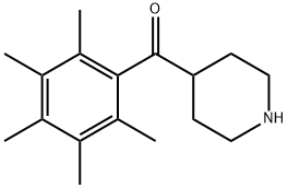 4-(PENTAMETHYLBENZOYL)PIPERIDINE 结构式