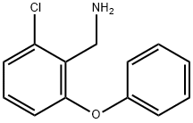 2-氯-6-苯氧基苄胺 结构式