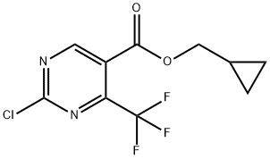 cyclopropylmethyl 2-chloro-4-(trifluoromethyl)pyrimidine-5-carboxylate