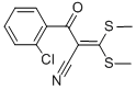 2-(2-CHLOROBENZOYL)-3,3-DI(METHYLTHIO)ACRYLONITRILE 结构式