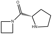 Azetidine,1-(2-pyrrolidinylcarbonyl)-,(S)-(9CI) 结构式