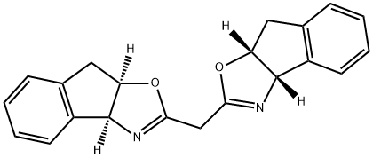 (-)2,2′-亚甲基双(3α，8α-二氢-8H-茚并[1，2--d]噁唑 结构式