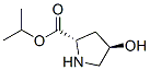 L-Proline, 4-hydroxy-, 1-methylethyl ester, (4R)- (9CI) 结构式