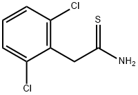 2-(2,6-二氯苯基)硫代乙酰胺 结构式