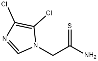 2-(4,5-二氯-1H-咪唑-1-基)乙硫酰胺 结构式