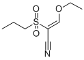 3-ETHOXY-2-(PROPYLSULFONYL)ACRYLONITRILE 结构式