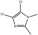 4,5-二氯-1,2-二甲基-1H-咪唑 结构式